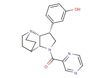 3-[(3R*,3aR*,7aR*)-1-(pyrazin-2-ylcarbonyl)octahydro-4,7-ethanopyrrolo[3,2-b]pyridin-3-yl]phenol