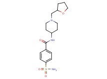 4-(aminosulfonyl)-N-[1-(tetrahydrofuran-2-ylmethyl)piperidin-4-yl]benzamide