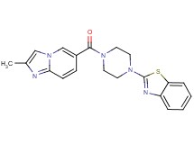 2-{4-[(2-methylimidazo[1,2-a]pyridin-6-yl)carbonyl]piperazin-1-yl}-1,3-benzothiazole