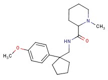 N-{[1-(4-methoxyphenyl)cyclopentyl]methyl}-1-methylpiperidine-2-carboxamide