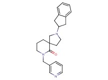 2-(2,3-dihydro-1H-inden-2-yl)-7-(3-pyridinylmethyl)-2,7-diazaspiro[4.5]decan-6-one