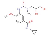 N-cyclopropyl-3-({[(2,3-dihydroxypropyl)(methyl)amino]carbonyl}amino)-4-methoxybenzamide