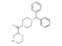 2-{[4-(diphenylmethyl)-1-piperazinyl]carbonyl}morpholine