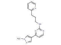 4-(1-methyl-1H-pyrazol-4-yl)-N-(3-pyridin-2-ylpropyl)pyrimidin-2-amine