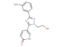 5-[1-(2-hydroxyethyl)-3-(3-methylphenyl)-1H-1,2,4-triazol-5-yl]pyridin-2(1H)-one