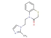 4-[2-(2-methyl-1H-imidazol-1-yl)ethyl]-2H-1,4-benzothiazin-3(4H)-one