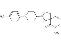7-methyl-2-[1-(4-methylphenyl)-4-piperidinyl]-2,7-diazaspiro[4.5]decan-6-one