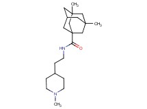 3,5-dimethyl-N-[2-(1-methylpiperidin-4-yl)ethyl]adamantane-1-carboxamide