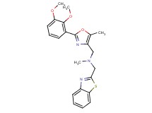 (1,3-benzothiazol-2-ylmethyl){[2-(2,3-dimethoxyphenyl)-5-methyl-1,3-oxazol-4-yl]methyl}methylamine