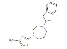 1-(2,3-dihydro-1H-inden-2-yl)-4-(4-methyl-1,3-thiazol-2-yl)-1,4-diazepane