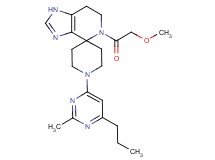 5-(methoxyacetyl)-1'-(2-methyl-6-propylpyrimidin-4-yl)-1,5,6,7-tetrahydrospiro[imidazo[4,5-c]pyridine-4,4'-piperidine]