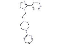 2-{4-[2-(2-pyridin-4-yl-1H-imidazol-1-yl)ethyl]piperazin-1-yl}pyrimidine