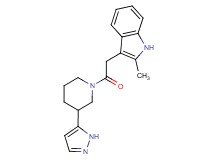 2-methyl-3-{2-oxo-2-[3-(1H-pyrazol-5-yl)piperidin-1-yl]ethyl}-1H-indole