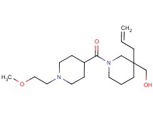 (3-allyl-1-{[1-(2-methoxyethyl)-4-piperidinyl]carbonyl}-3-piperidinyl)methanol