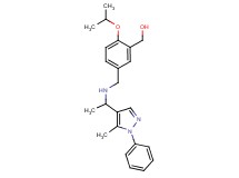 [2-isopropoxy-5-({[1-(5-methyl-1-phenyl-1H-pyrazol-4-yl)ethyl]amino}methyl)phenyl]methanol