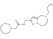 2-azepan-1-yl-N-[(5-propyl-5,6,7,8-tetrahydro-4H-pyrazolo[1,5-a][1,4]diazepin-2-yl)methyl]acetamide