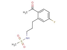 N-[3-(2-acetyl-5-fluorophenyl)propyl]methanesulfonamide