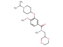 N-(1,4-dioxan-2-ylmethyl)-3-[(1-isopropyl-4-piperidinyl)oxy]-4-methoxy-N-methylbenzamide