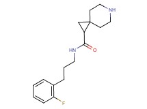 N-[3-(2-fluorophenyl)propyl]-6-azaspiro[2.5]octane-1-carboxamide hydrochloride