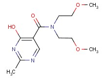 4-hydroxy-N,N-bis(2-methoxyethyl)-2-methylpyrimidine-5-carboxamide