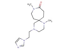 4-[2-(1H-imidazol-1-yl)ethyl]-1,9-dimethyl-1,4,9-triazaspiro[5.6]dodecan-10-one