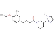 1-[4-(4-ethoxy-3-methylphenyl)butanoyl]-3-(1H-imidazol-2-yl)piperidine