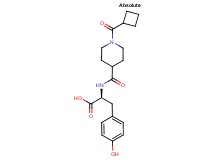 N-{[1-(cyclobutylcarbonyl)-4-piperidinyl]carbonyl}-L-tyrosine