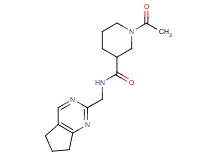 1-acetyl-N-(6,7-dihydro-5H-cyclopenta[d]pyrimidin-2-ylmethyl)-3-piperidinecarboxamide