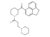 1,2-dihydro-5-acenaphthylenyl{1-[3-(1,2-oxazinan-2-yl)propanoyl]-3-piperidinyl}methanone