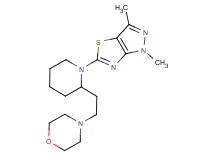 1,3-dimethyl-5-[2-(2-morpholin-4-ylethyl)piperidin-1-yl]-1H-pyrazolo[3,4-d][1,3]thiazole