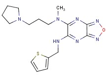 N-methyl-N-[3-(1-pyrrolidinyl)propyl]-N'-(2-thienylmethyl)[1,2,5]oxadiazolo[3,4-b]pyrazine-5,6-diamine