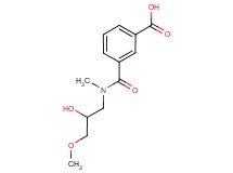 3-{[(2-hydroxy-3-methoxypropyl)(methyl)amino]carbonyl}benzoic acid