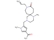4-[(4-acetyl-1-methyl-1H-pyrrol-2-yl)methyl]-9-allyl-1-methyl-1,4,9-triazaspiro[5.6]dodecan-10-one