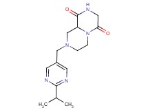 8-[(2-isopropylpyrimidin-5-yl)methyl]tetrahydro-2H-pyrazino[1,2-a]pyrazine-1,4(3H,6H)-dione