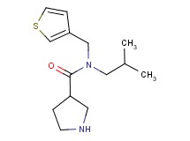 N-isobutyl-N-(3-thienylmethyl)-3-pyrrolidinecarboxamide hydrochloride