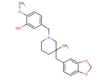 5-{[3-(1,3-benzodioxol-5-ylmethyl)-3-methylpiperidin-1-yl]methyl}-2-methoxyphenol