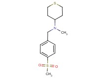 N-methyl-N-[4-(methylsulfonyl)benzyl]tetrahydro-2H-thiopyran-4-amine