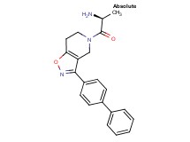 (2S)-1-(3-biphenyl-4-yl-6,7-dihydroisoxazolo[4,5-c]pyridin-5(4H)-yl)-1-oxopropan-2-amine