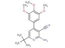2-amino-6-tert-butyl-4-(3,4,5-trimethoxyphenyl)nicotinonitrile