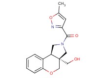 [(3aS*,9bS*)-2-[(5-methylisoxazol-3-yl)carbonyl]-1,2,3,9b-tetrahydrochromeno[3,4-c]pyrrol-3a(4H)-yl]methanol
