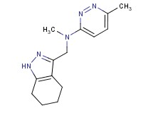N,6-dimethyl-N-(4,5,6,7-tetrahydro-1H-indazol-3-ylmethyl)-3-pyridazinamine