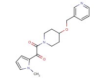 1-(1-methyl-1H-pyrrol-2-yl)-2-oxo-2-[4-(pyridin-3-ylmethoxy)piperidin-1-yl]ethanone