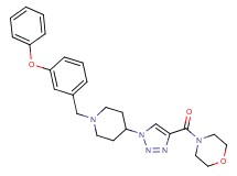 4-({1-[1-(3-phenoxybenzyl)-4-piperidinyl]-1H-1,2,3-triazol-4-yl}carbonyl)morpholine
