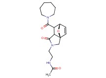 N-{2-[(3aR*,6S*)-7-(azepan-1-ylcarbonyl)-1-oxo-1,6,7,7a-tetrahydro-3a,6-epoxyisoindol-2-yl]ethyl}acetamide