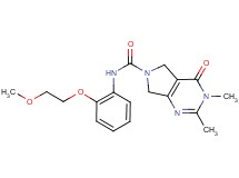 N-[2-(2-methoxyethoxy)phenyl]-2,3-dimethyl-4-oxo-3,4,5,7-tetrahydro-6H-pyrrolo[3,4-d]pyrimidine-6-carboxamide