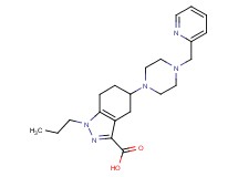 1-propyl-5-[4-(pyridin-2-ylmethyl)piperazin-1-yl]-4,5,6,7-tetrahydro-1H-indazole-3-carboxylic acid