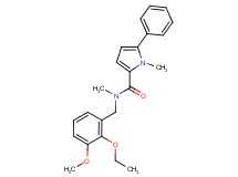 N-(2-ethoxy-3-methoxybenzyl)-N,1-dimethyl-5-phenyl-1H-pyrrole-2-carboxamide