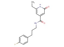6-ethyl-N-[3-(4-fluorophenyl)propyl]-2-oxo-1,2-dihydropyridine-4-carboxamide