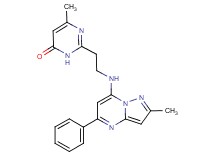 6-methyl-2-{2-[(2-methyl-5-phenylpyrazolo[1,5-a]pyrimidin-7-yl)amino]ethyl}-4(3H)-pyrimidinone