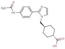trans-4-({2-[4-(acetylamino)phenyl]-1H-imidazol-1-yl}methyl)cyclohexanecarboxylic acid